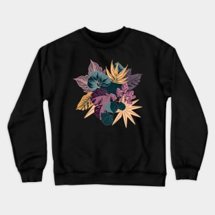 Bouquet of tropical leaves Crewneck Sweatshirt